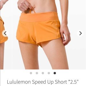 Lululemon speed up short 2.5”